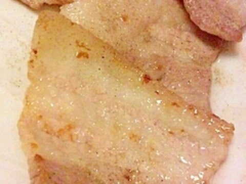 豚バラカルビの炒め物